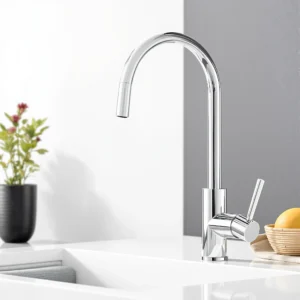 Grifo monomando de cocina con caño extraíble — Genebre